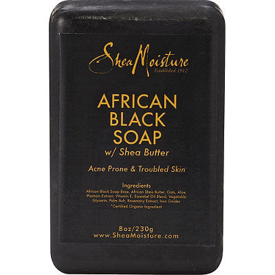 SHEA MOISTURE African Black Soap - Sabonete Negro Africano (230g)