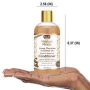 AFRICAN PRIDE – Moisture Miracle Honey, Chocolate & Coconut Oil Conditioner (354ml) Condicionador de Mel, Chocolate e Óleo de Coco