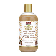 AFRICAN PRIDE – Moisture Miracle Honey, Chocolate & Coconut Oil Conditioner (354ml) Condicionador de Mel, Chocolate e Óleo de Coco