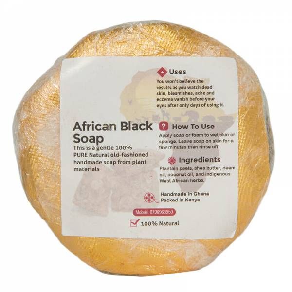 SHEA FLAIR - Sabonete Negro Africano para Cabelo e Pele (200g)