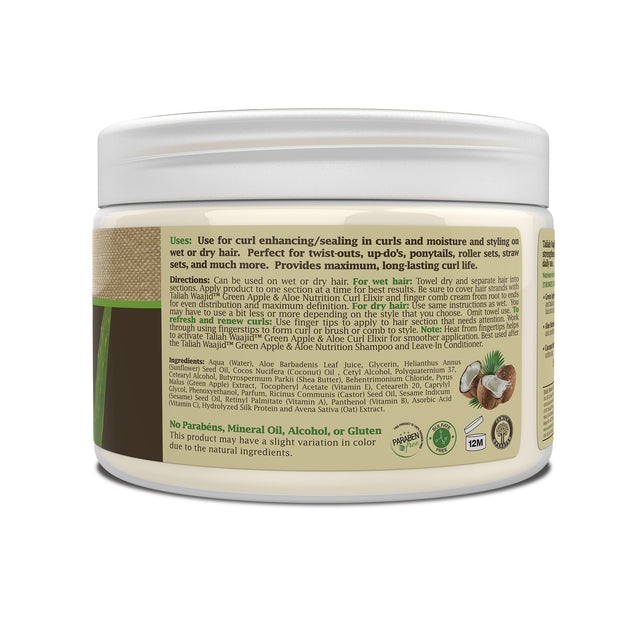 TALIAH WAAJID - Green Apple & Aloe Curl Elixir (355ml) Manteiga de Maçã Verde e Aloe Vera