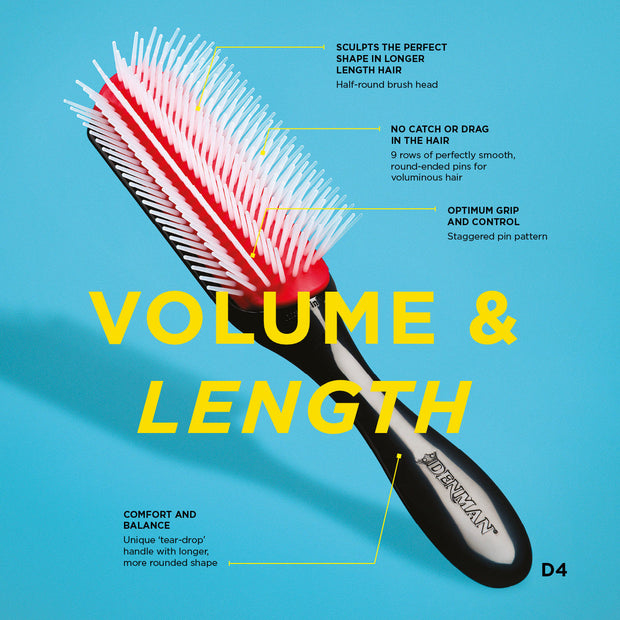 DENMAN D4 Large Styling Brush Original - Escova D4 Clássica